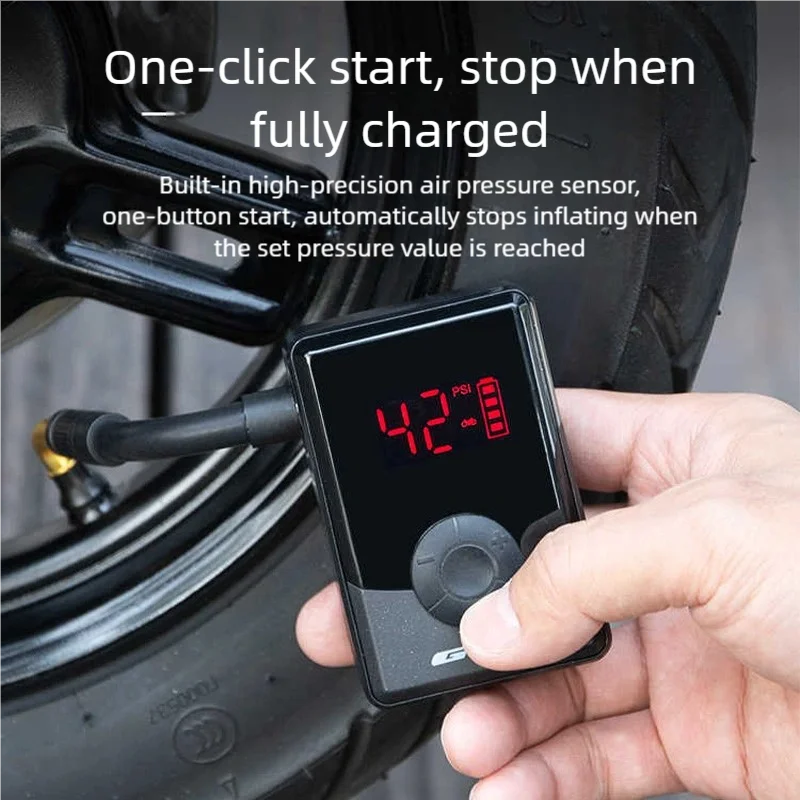 

GUB EP300 велосипедный насос электрический портативный шоссейный горный велосипед небольшой автомобильный насос для накачивания цифровой дисплей регулировка