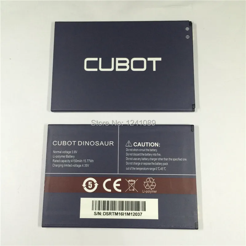 

For CUBOT Dinosaur battery 4150mAh 5.5HD MTK6735A Original battery Mobile phone battery Long standby time