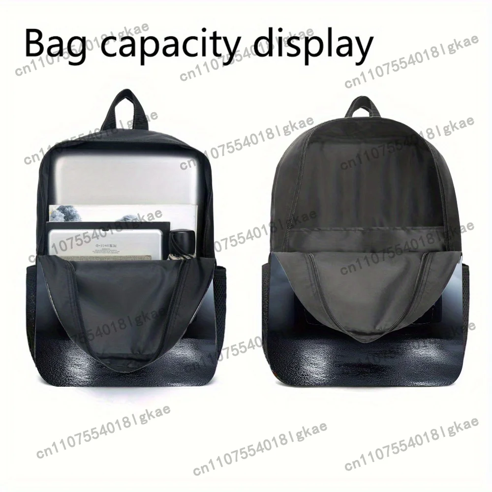 Car 3pcs Stylish Backpack Collection, Featuring a Spacious Book Bag, a Handbag, And a Pencil Case, Ideal for School And Travel.
