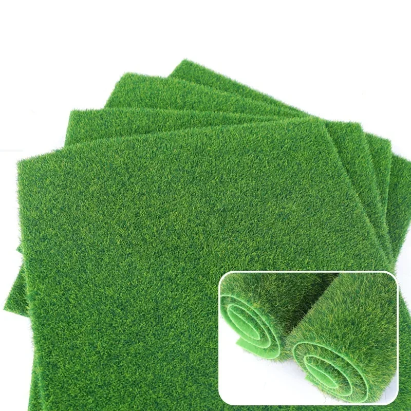 Rouleau de Gazon Artificiel en Mousse Synthétique, Simulation de Pelouse, Faux Enge, Décoration d'Extérieur de Jardin, Accessoires de Bureau