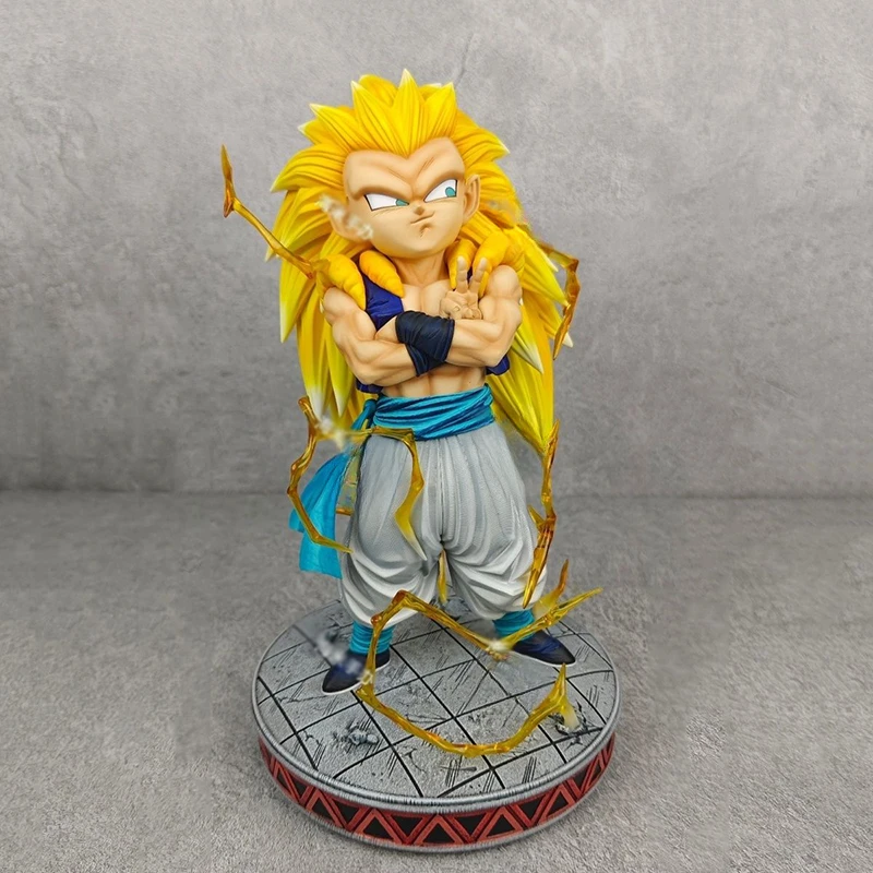 Dragon Ball Anime Figure GK SJJ3 Gotenks Action Figures Super 3 Collezione in PVC Modello Periferia Giocattoli Decorazione del desktop Regali