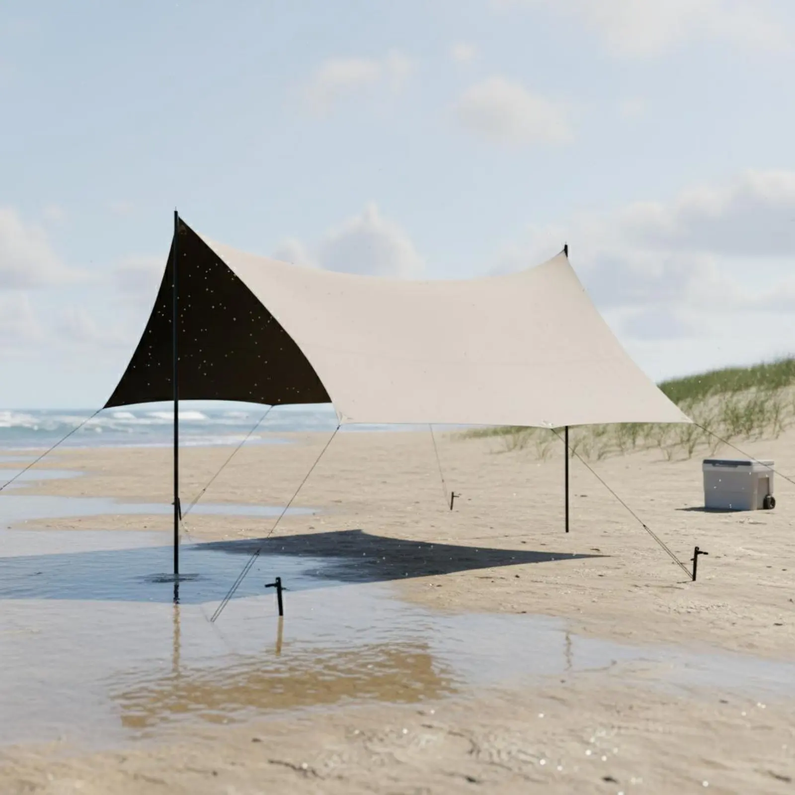 

Шестиугольный походный тент: легкий, портативный, многофункциональный, солнцезащитный, светонепроницаемый, от дождя, для кемпинга