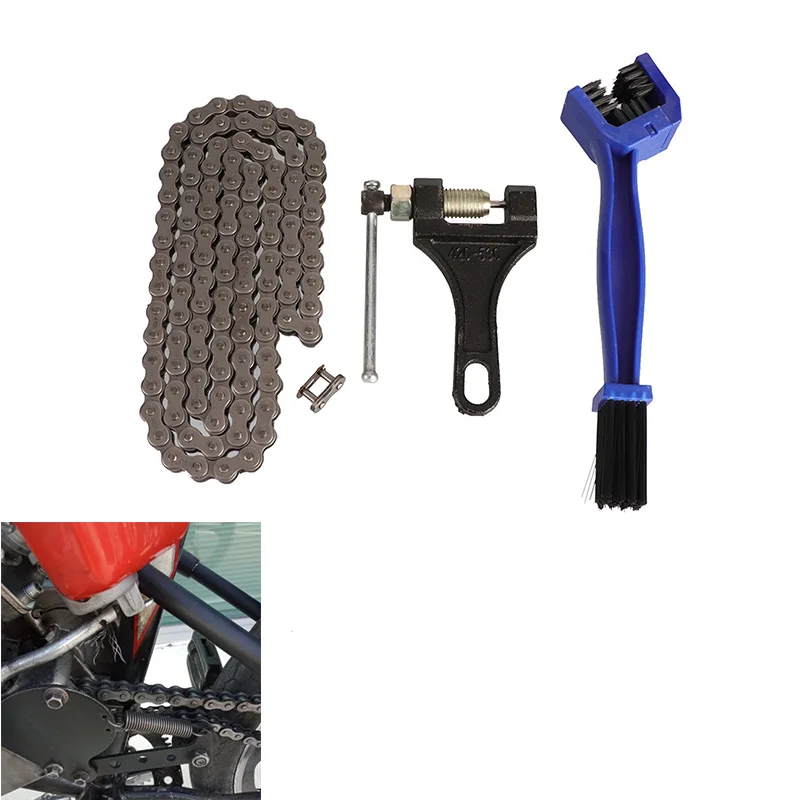 415H-110L Chain Drive Chain Circuit Breaker is Suitable for 49cc 60cc 66cc80cc 2-Stroke Engine Motor Electric Bicycle Motorcycle