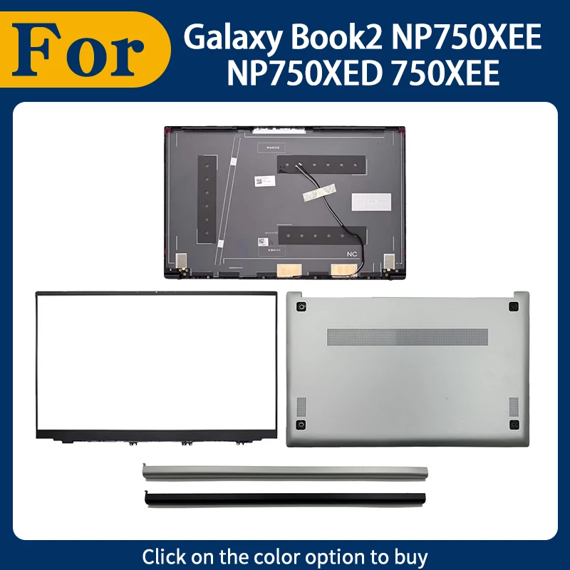 New Replace Cover For Galaxy Book2 NP750XEE NP750XED 750XEE 750XED LCD Back Cover