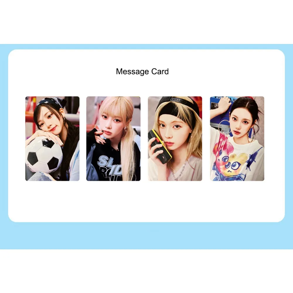 KPOP Korean Female Idol Photo Small Card Lomo Card KARINA GISELLE WINTER NINGING Fans Collection Gift Fashion Photocard