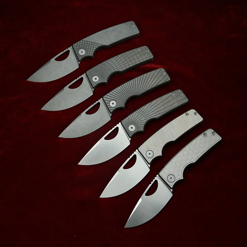 

LEMIFSHE 2026 OZ Rosie V3 Real m390 Blade Titanium handle Copper Gasket Pocket EDC Tool Camping Outdoor Folding Knife