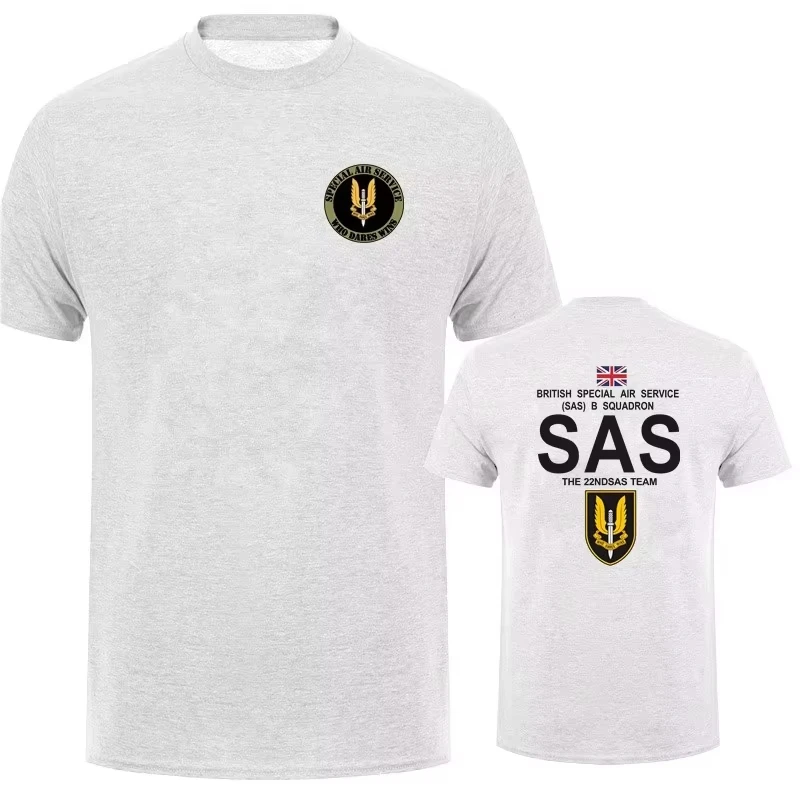 Military SAS Sniper Men T Shirt Army Tshirt for Man Special Military Operations Short Sleeve Cotton Man Summer Tee