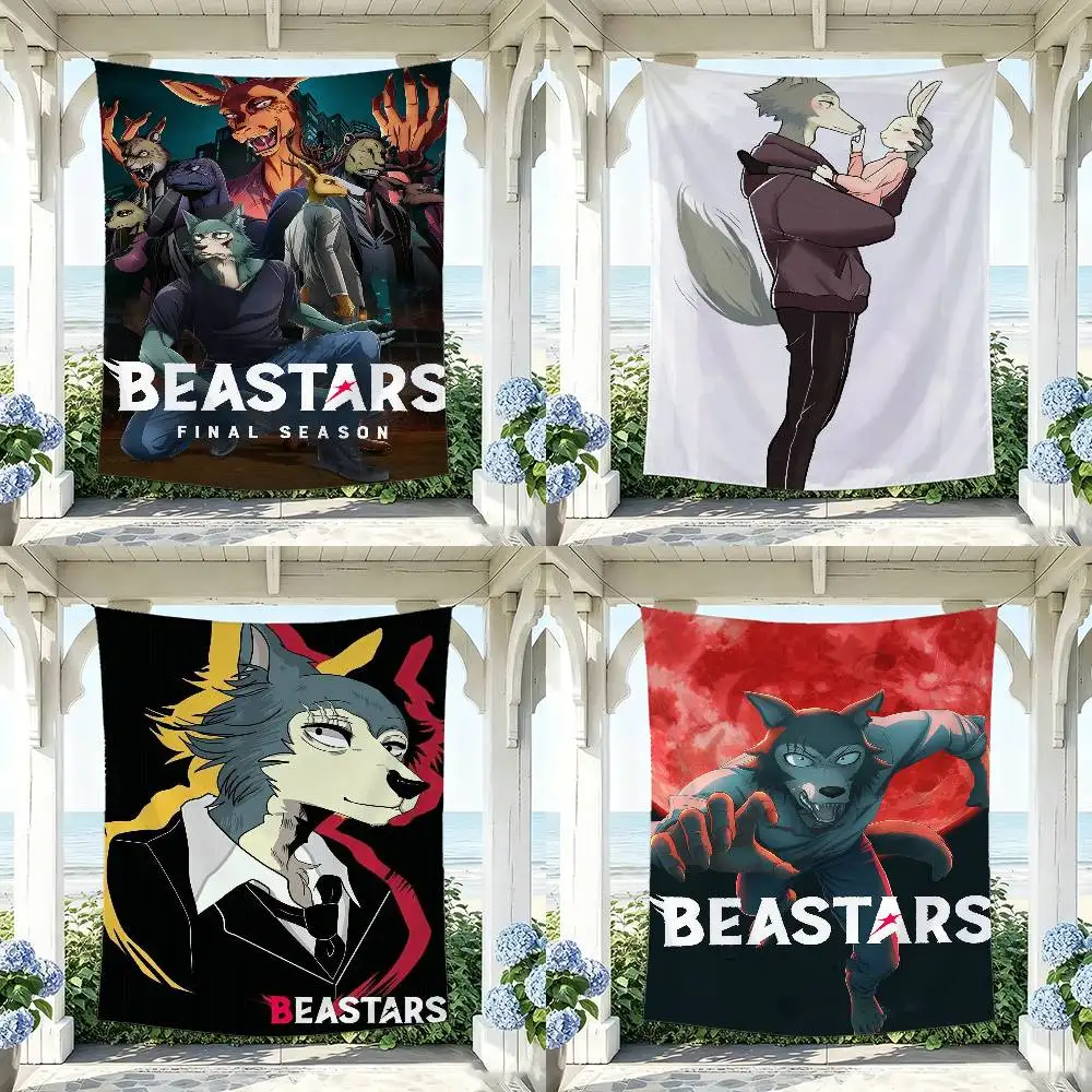 B-Beastars part 2 Final Flag Digital Printing Banner for Garage Wall Out Door Decoration Tapestry