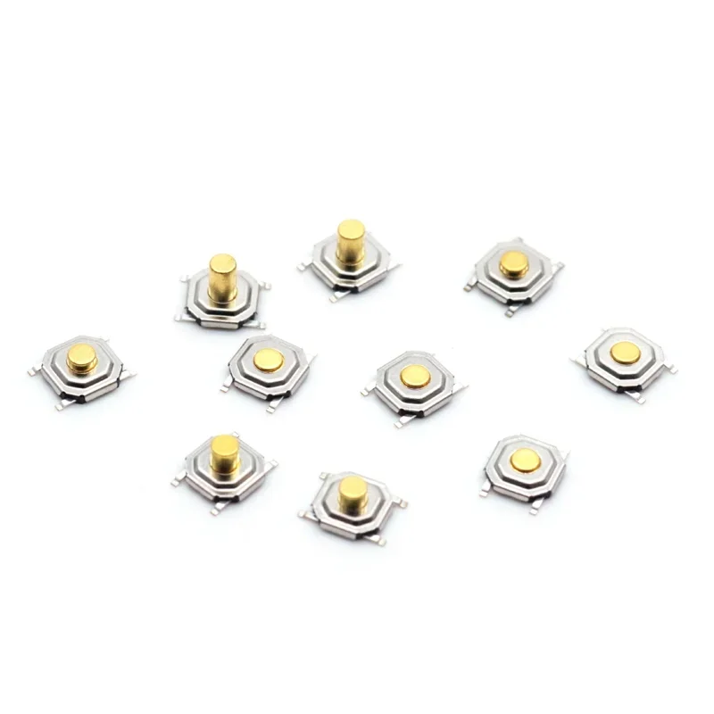 20 قطعة SMD 4*4*1.5 مللي متر 4X4X1.5/1.6/1.7/1.8/2.0/2.3/2.5/3.0/3.2/3.5/3.8/4.0/4.3/5 مللي متر اللمس اللباقة زر التبديل الجزئي لحظة