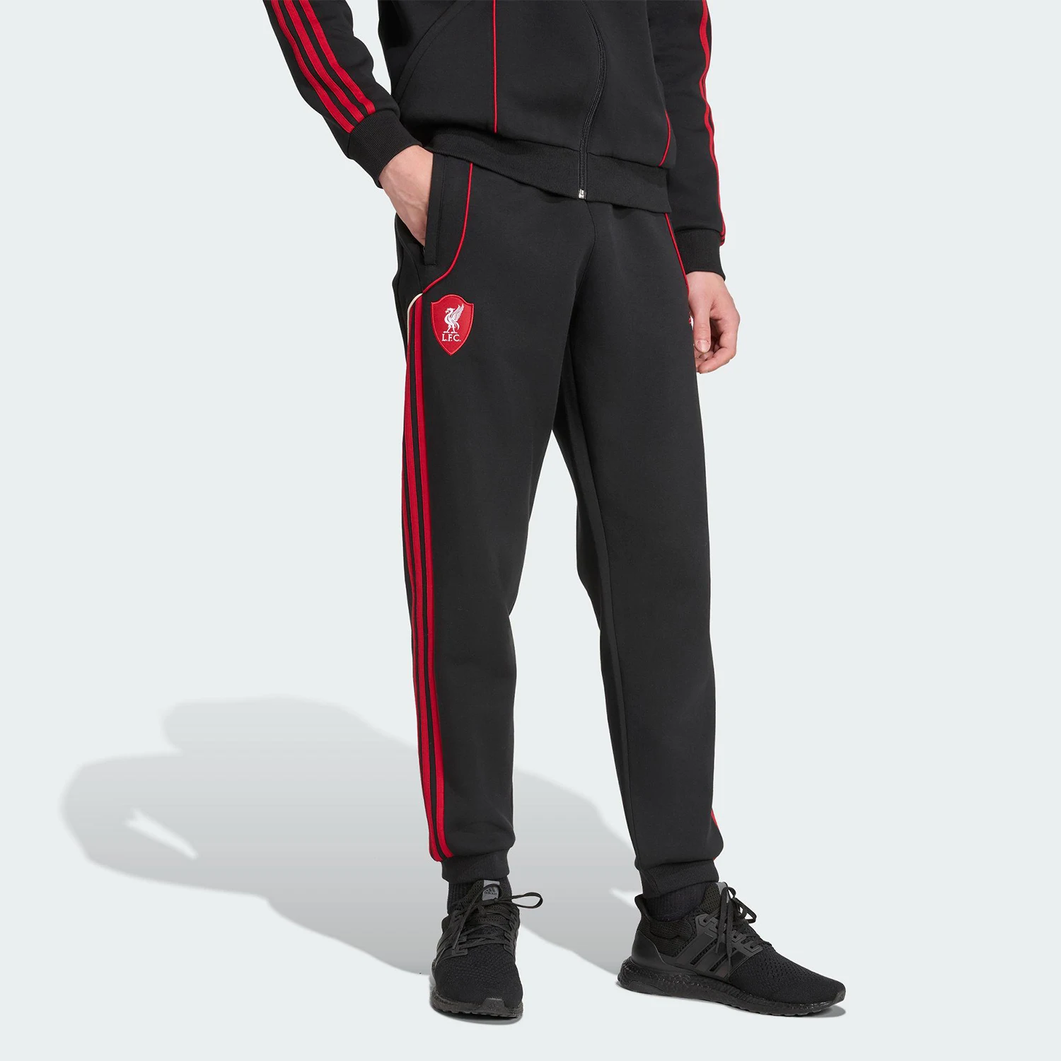 Adidas genuine autumn men's sports ankle binding football pants JW7900