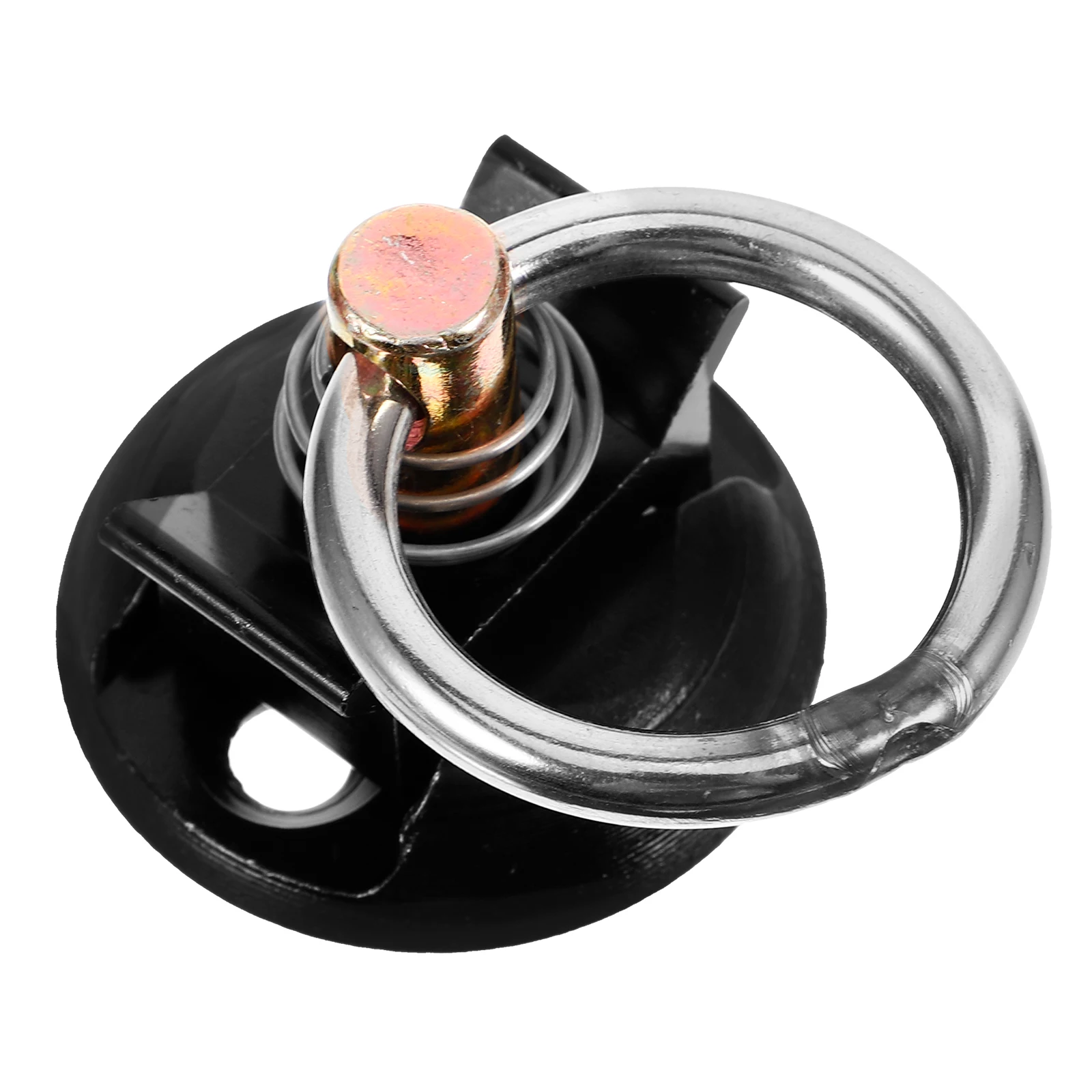 

Movable Buckle Lock Track Tie Down Anchor Ring Cargo Fitting Aluminum Hook Rail Durable Vehicle Secure Fixation Outdoor