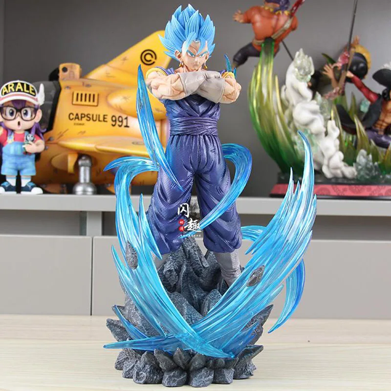 Anime Dragon Ball Z Vegetto Action Figure Toys DBZ Vegeta Son Goku Figuras 33cm Manga Figurine GK Statue Model Peripheral Gift