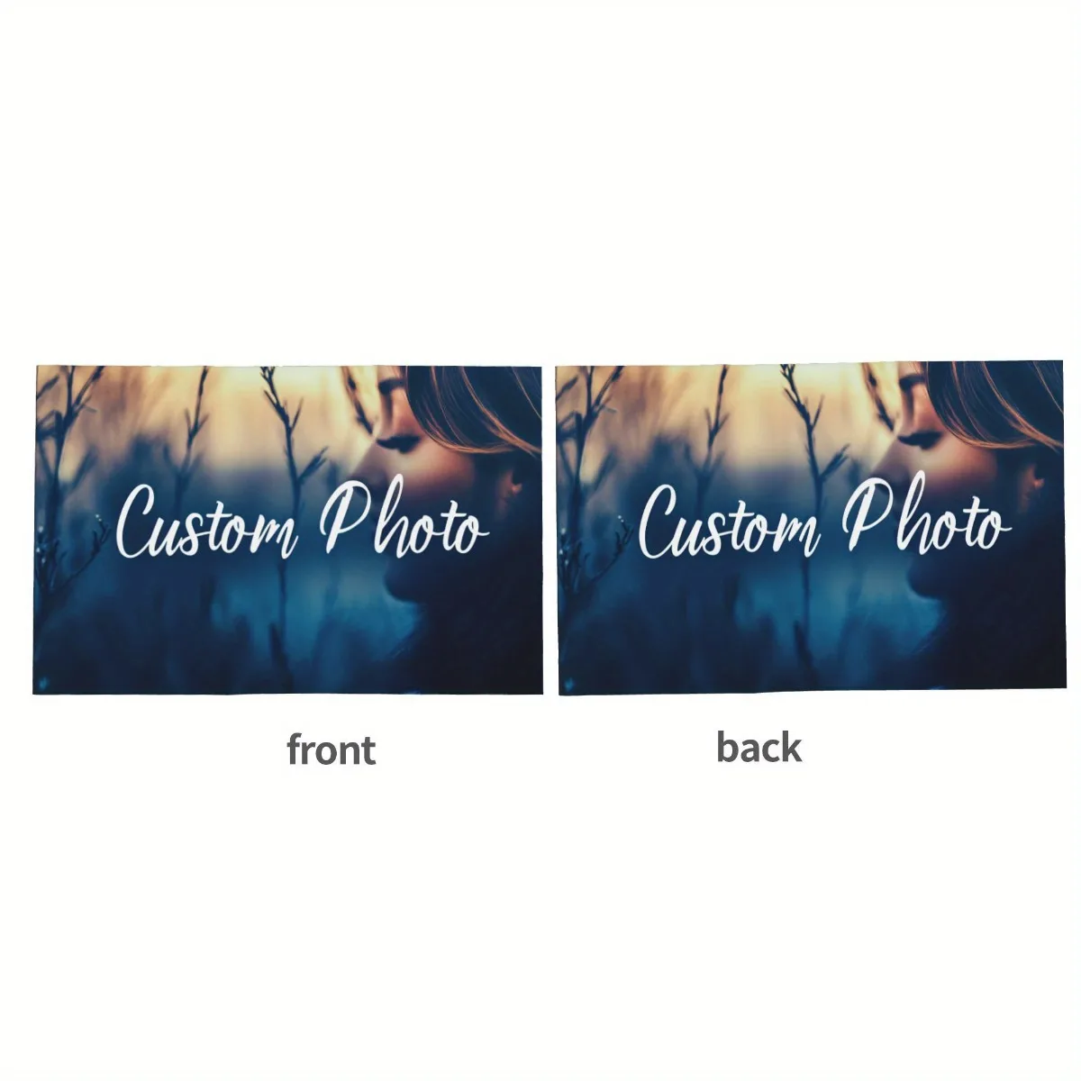 Custom Car Flag 12x18 Inch Personalized Photo Text Double Sided Polyester Flag for Vehicle Outdoor Decoration Gift