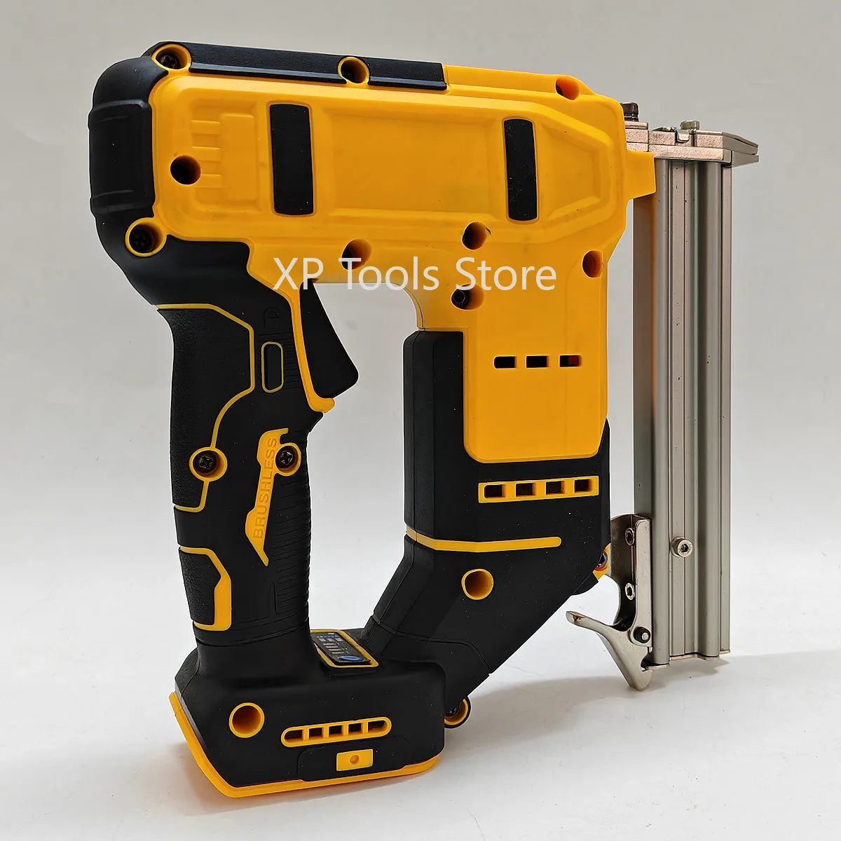 Cordless Nail Gun Straight/N-shape 2 In 1 Electric Stapler Nailer Woodworking Nailing Machine For Dewalt 20V 18V Battery