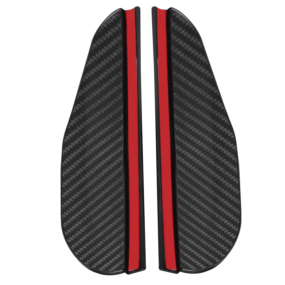 2Pcs Flexible Car Rear View Mirror Anti Rain Visor Snow Guard Weather Shield Sun Shade Cover Rearview Auto Accessories