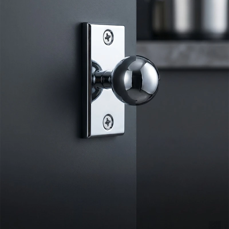 Bright Chrome Drawer Pull Handle Minimalist Furniture Hardware Golden Single-Hole Knob Light Luxury Cabinet Wine Cabinet Handle