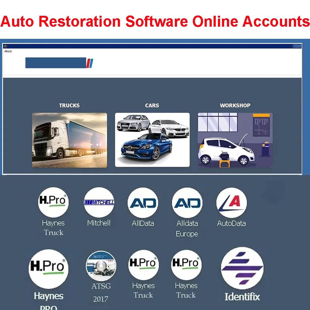 

2024 Alldata Online Account Car Data Repair Software Auto-data Virtual System Identifix Haynes PRO Mitchel Online Account