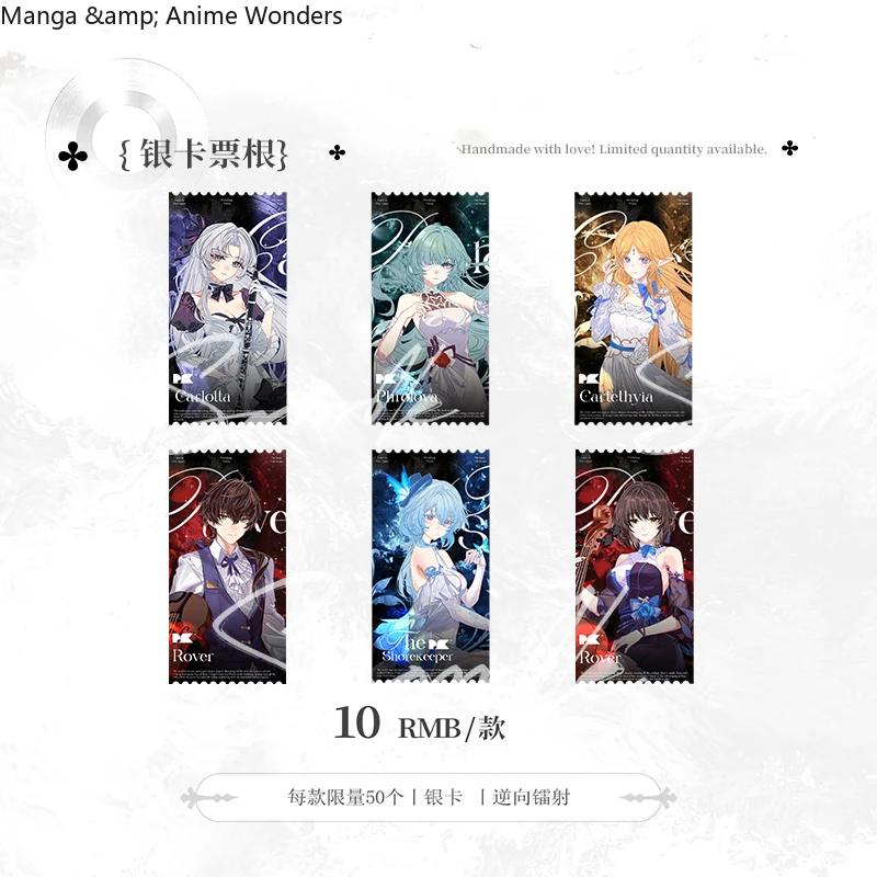 Wuthering Waves Phrolova The Shorekeeper كارلوتا مونتيلي حامل أكريليك نموذج مكتب ديكور شارة تأثيري الدائمة علامة الهالوين