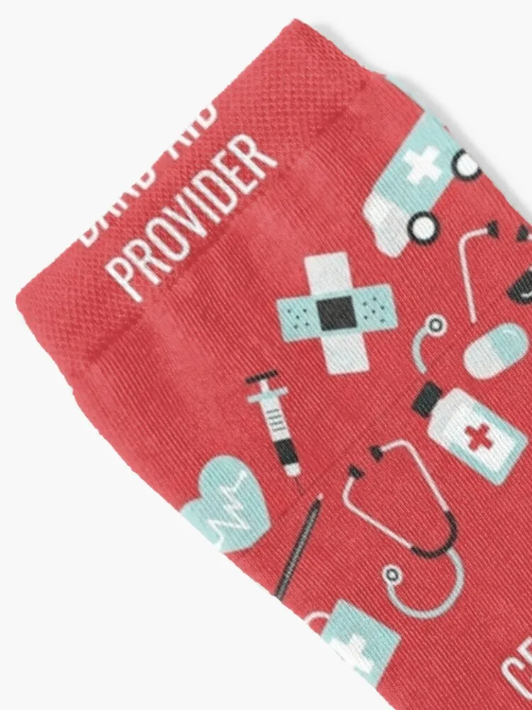 Certified Bandaid Provider Socks Anime Socks