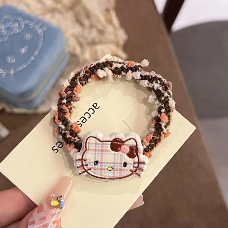 

10pcs Kawaii Hello Kitty Accessories Cute Cartoon Anime Women Decorative Supplies Desktop Decoration Student Girl Gift Wholesale