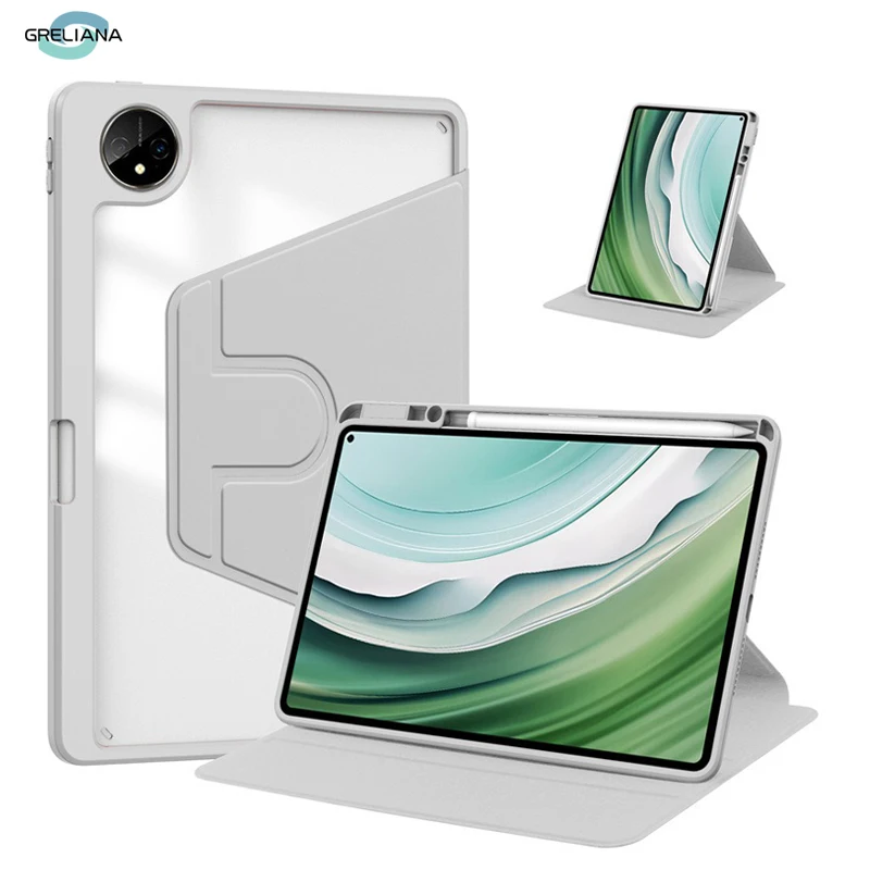 Wstrząsoodporne etui Smart Case dla Huawei Matepad 11.5S pro 13.2 SE 11 Air 11.5 10.4 12.6 360 Rotation Cover Honor pad 9 V8 pro 12.1 Capa
