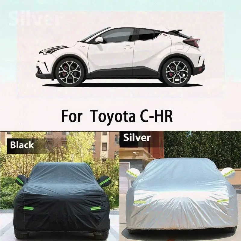 

For SUV Car Cover Waterproof Anti UV Outdoor Sun Shade Protection Cover For Toyota C HR 2023 Car Covers