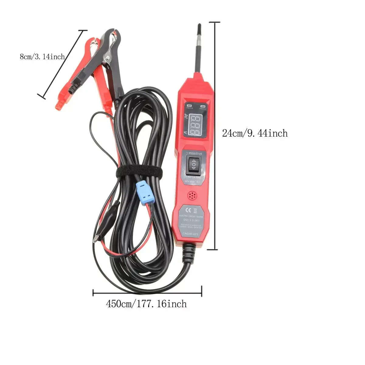 

The Newest Electric Circuit Tester Automobile Electrical System Tester With Power Switch Vehicle Diagnostic Too