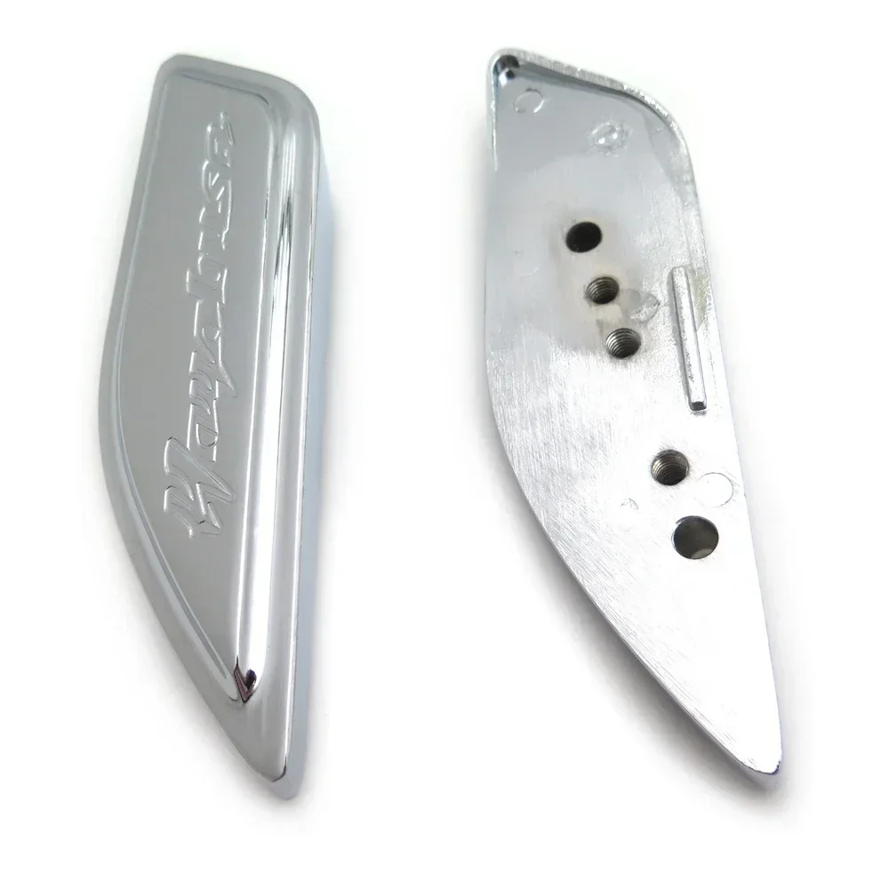 Motorcycle Tank Pads Side Cover For Suzuki Hayabusa Gsxr1300 1986-2012 2010 2011 CHROMED BLACK