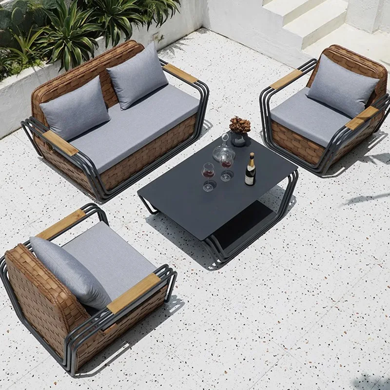 

Customizable Outdoor Rattan Leisure Sofa