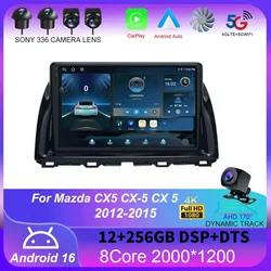 Android 16 For Mazda CX5 CX-5 CX 5 2012 - 2015 Car Radio Multimedia Video Player Navigation