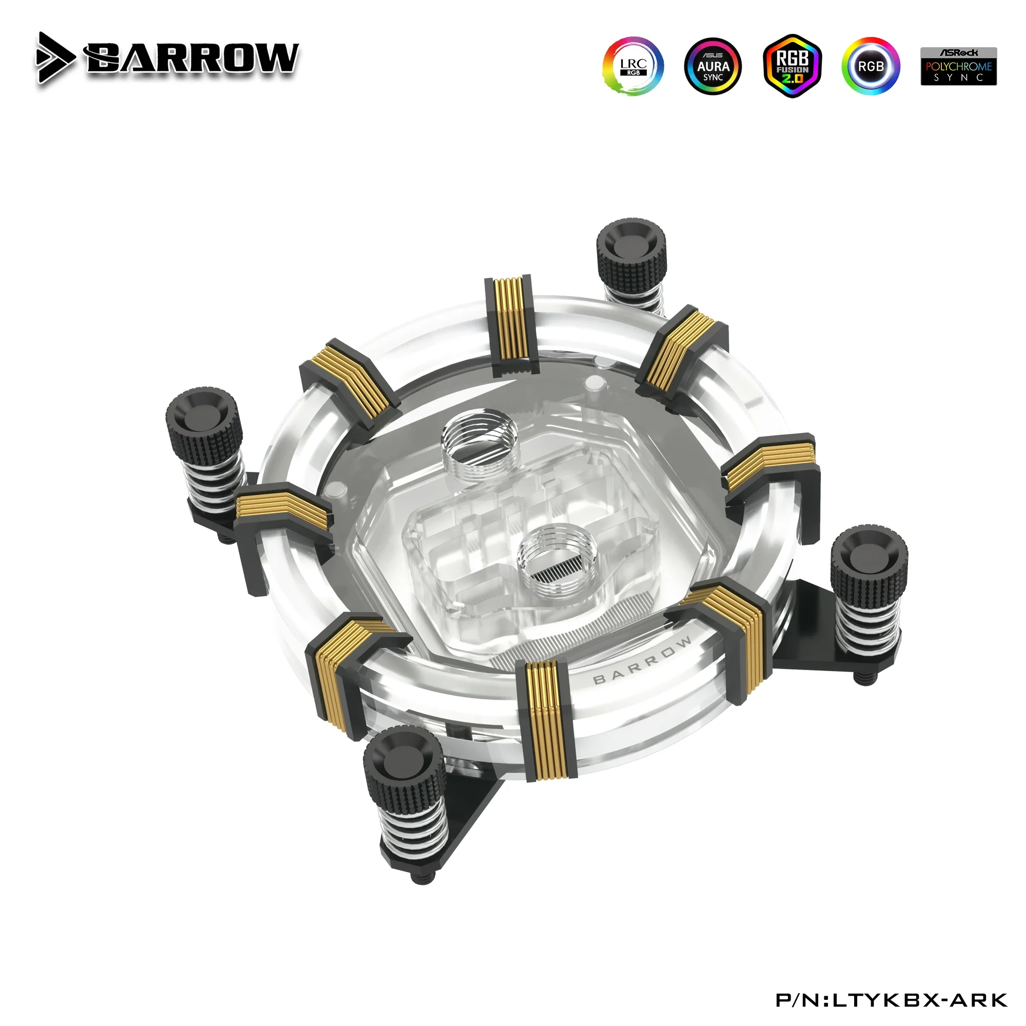 Barrow LTYKBX-ARK voor X99 (Transit naar X299) LRC RGB v2 Aurora Limited Edition CPU waterblok 0,4 MM microcutting micro waterweg