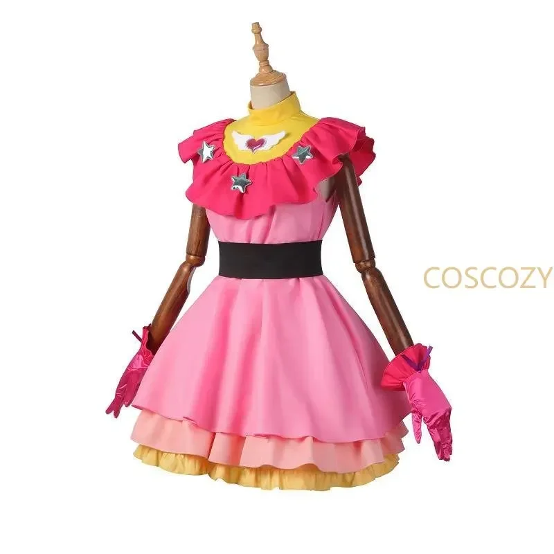 Ai hoshino cosplay kostüm perücke oshi no ko cosplay lolita kleid anime hoshino ai halloween rollenspiel perücke für süße mädchen frau