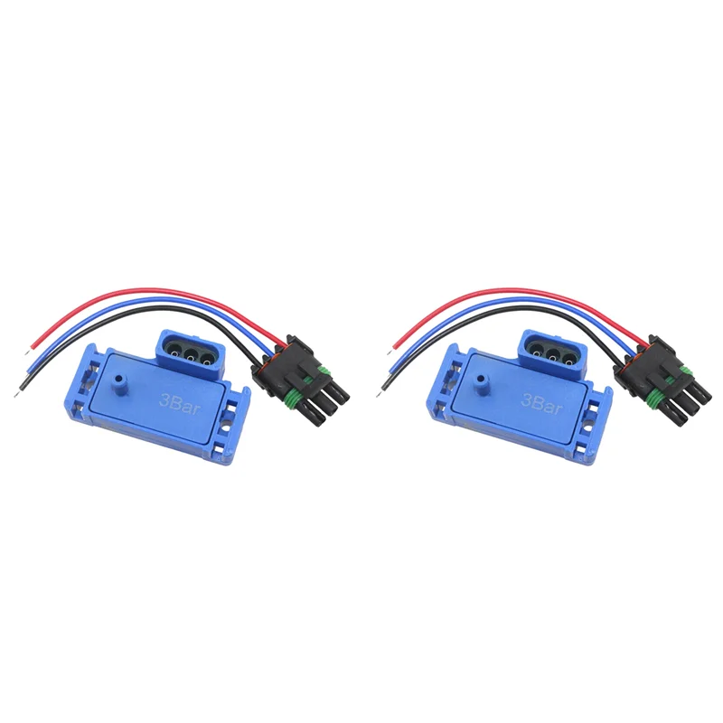 

R1-2X 12223861 16040749 12219935 Для GM 3Bar 3 Bar Датчик карты коллектора Boost Turbo с проводом с косичкой