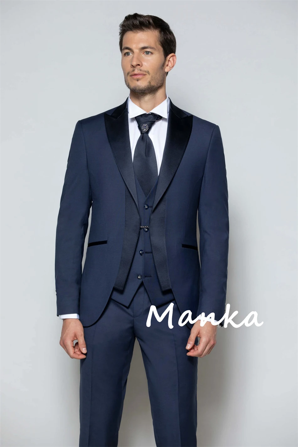 2025 New Mens Slim fit Italian Style Groom Suit 3pcs Blazer Vest Pants Formal Business Party Men's Suits