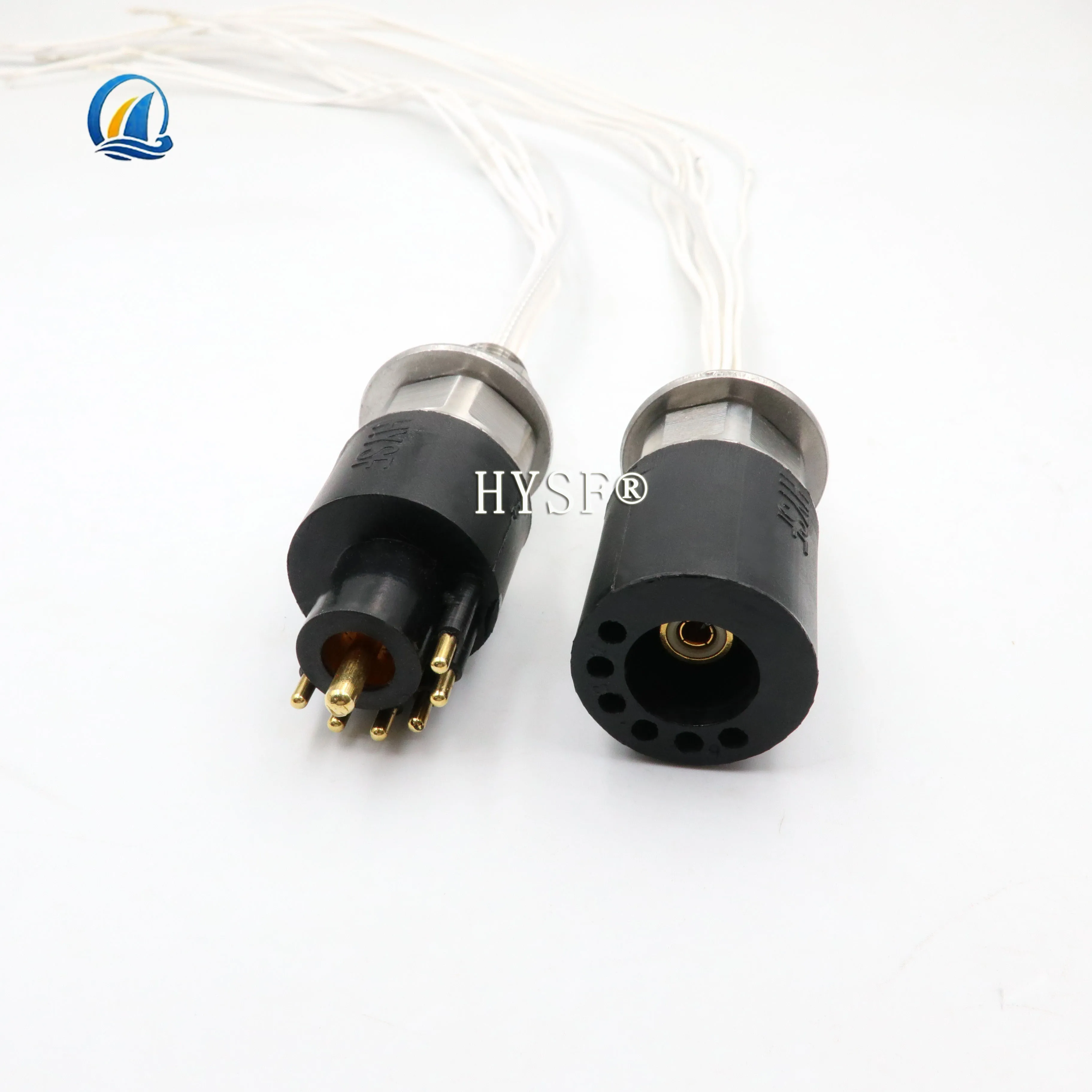 Subconn Rov underwater coaxial connector waterproof plug coaxial 6-pin 50 ohm underwater submarine bulkhead marine connector