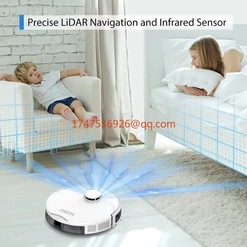 Automatic self-cleaning robot vacuum cleaner with mop function