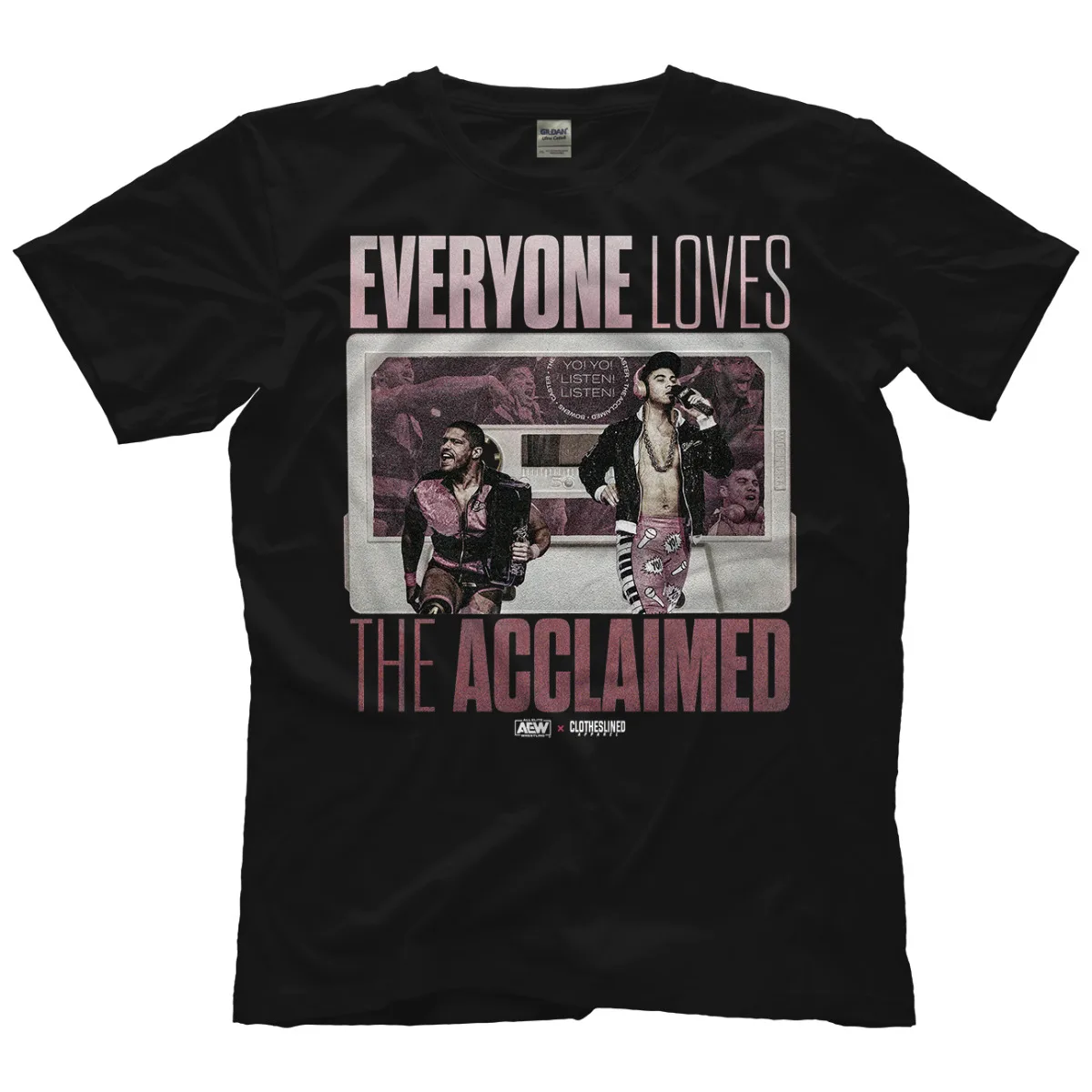 Everyone Loves The Acclaimed - AEW x Clotheslined Official T-Shirt