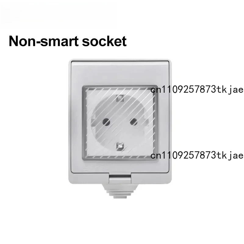 

Smart Waterproof Wifi Socket With Timer Outdoor IP55 Electrical Outlets Remote Control Works With Alexa Google Home