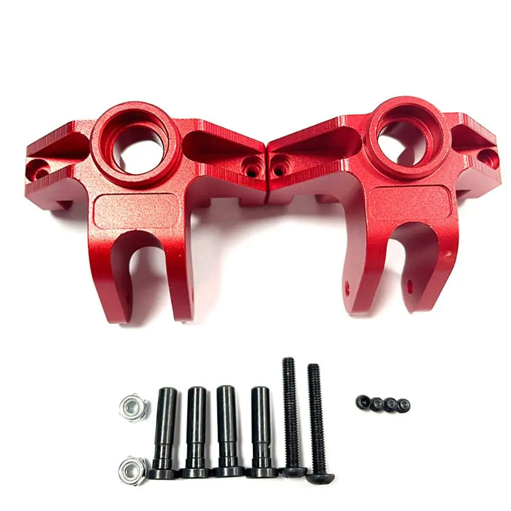 

2x 1/8 Steering Hub Carrier RC Upgrade Part Aluminum Alloy Durable Steering Block Knuckles For LOSI LMT RC Car Part