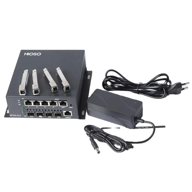 

Ftth Olt 4 Uplink Ports Epon Xpon Mini Epon 4pon Olt Epon Without PX20+++ PON SFP Moules