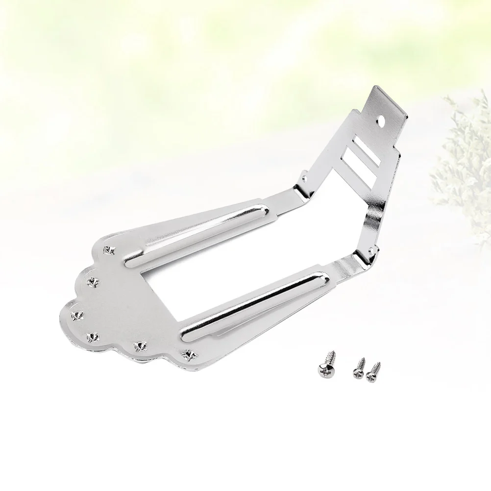 

GA419 Vintage 6 String Jazz Guitar Bridge Tailpiece for Electric Guitar with Mounting Screws (Silver)