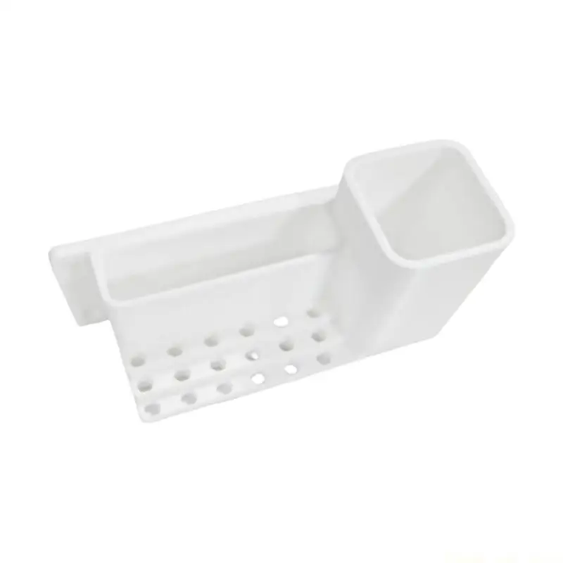 A2BE Wall Mount Tool Box, Plastic Drill Bit Holder with Double Compartments and Front Bit Hole for Garage Workbench