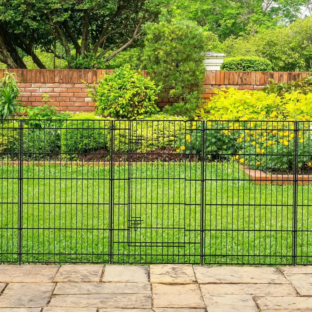 

Decorative Garden ence 12 Panels 26t (L)×36in (H) Garden ences Outdoor with 11 Panels + 1 Gate, Animal Barrier Rabbit encing Rus