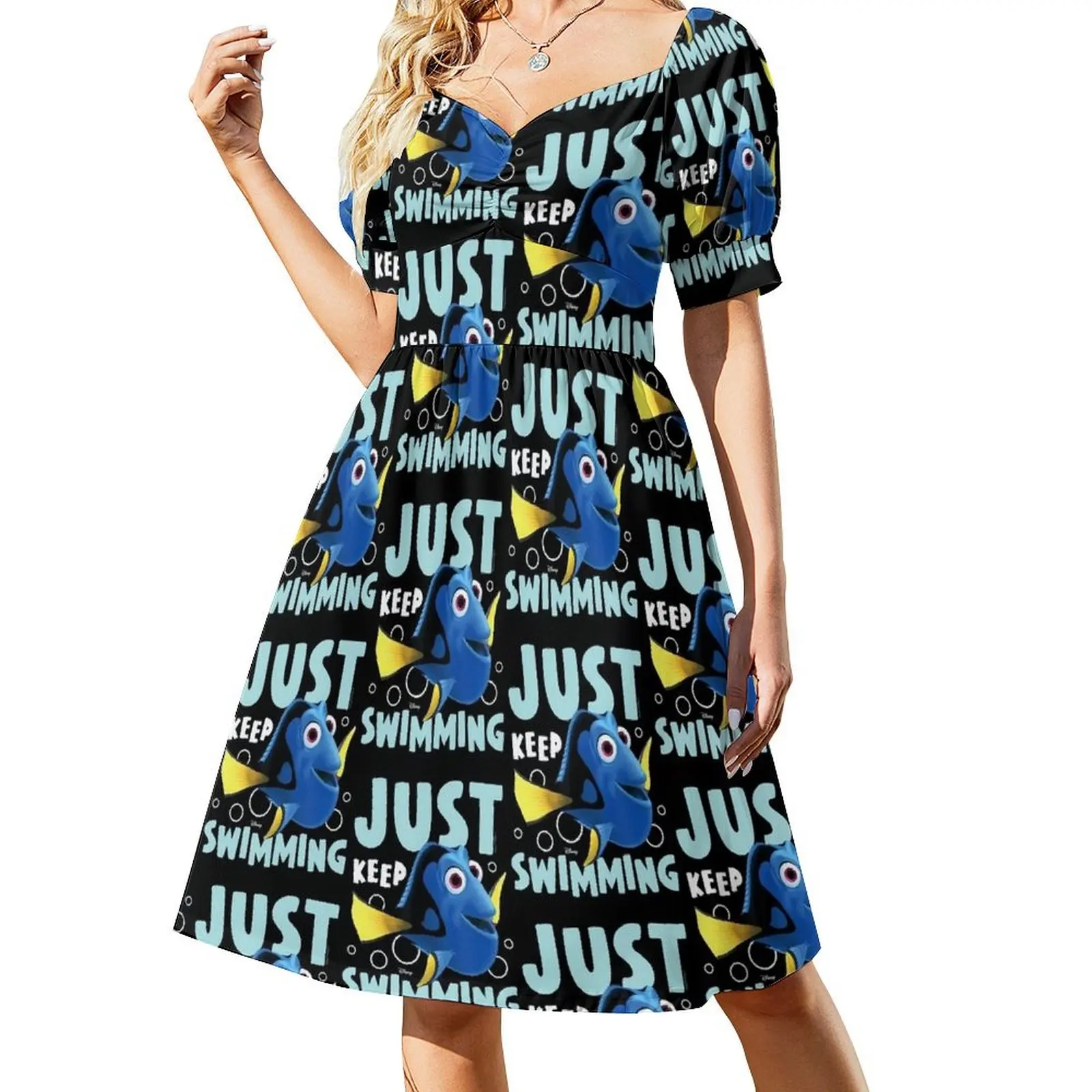 

Vintage Movie - Vintage Cartoon Short-Sleeved Dress women's fashion dresses dresses for women 2025 summer dress