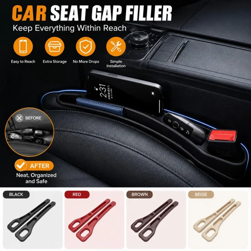 Car Seat Gap Filler Between Seats Crevice Decoration Interior Accessories For Renault Laguna 3 III MK3 2008 2009 2010 2011-2015