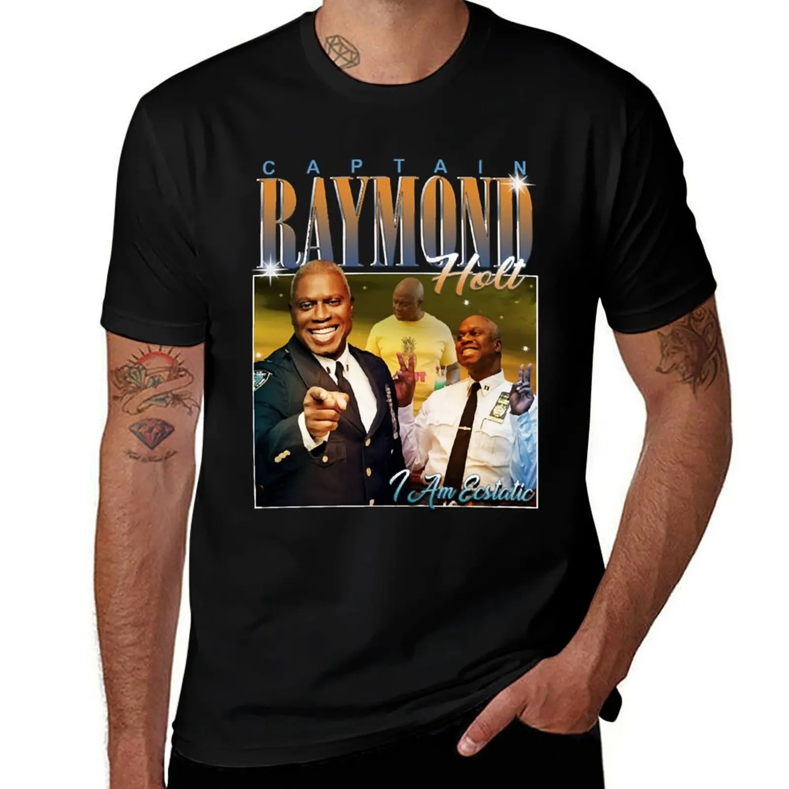 Captain Raymond Holt T-Shirt t shirts for man graphic vintage T-Shirt