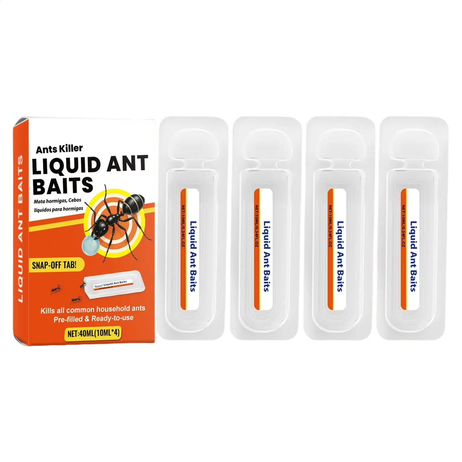New Ant Bait Traps Indoor Ant Control Traps Pet Safe Liquid Bait Stations for Home Garden Kitchen Outdoor Basement Attic