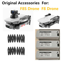 4DRC F8S Drone Original Accessories 7.4V 2500mAh Battery / Propeller Maple Leaf / For 4D-F8 Drone Spare Parts F8 Battery