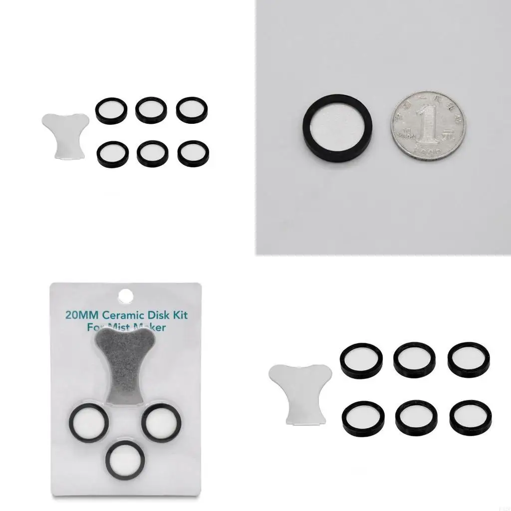 F92F 3x 6x 10x Ceramic Disk Kits,Humidifier Maintenance for Fog Making Machine