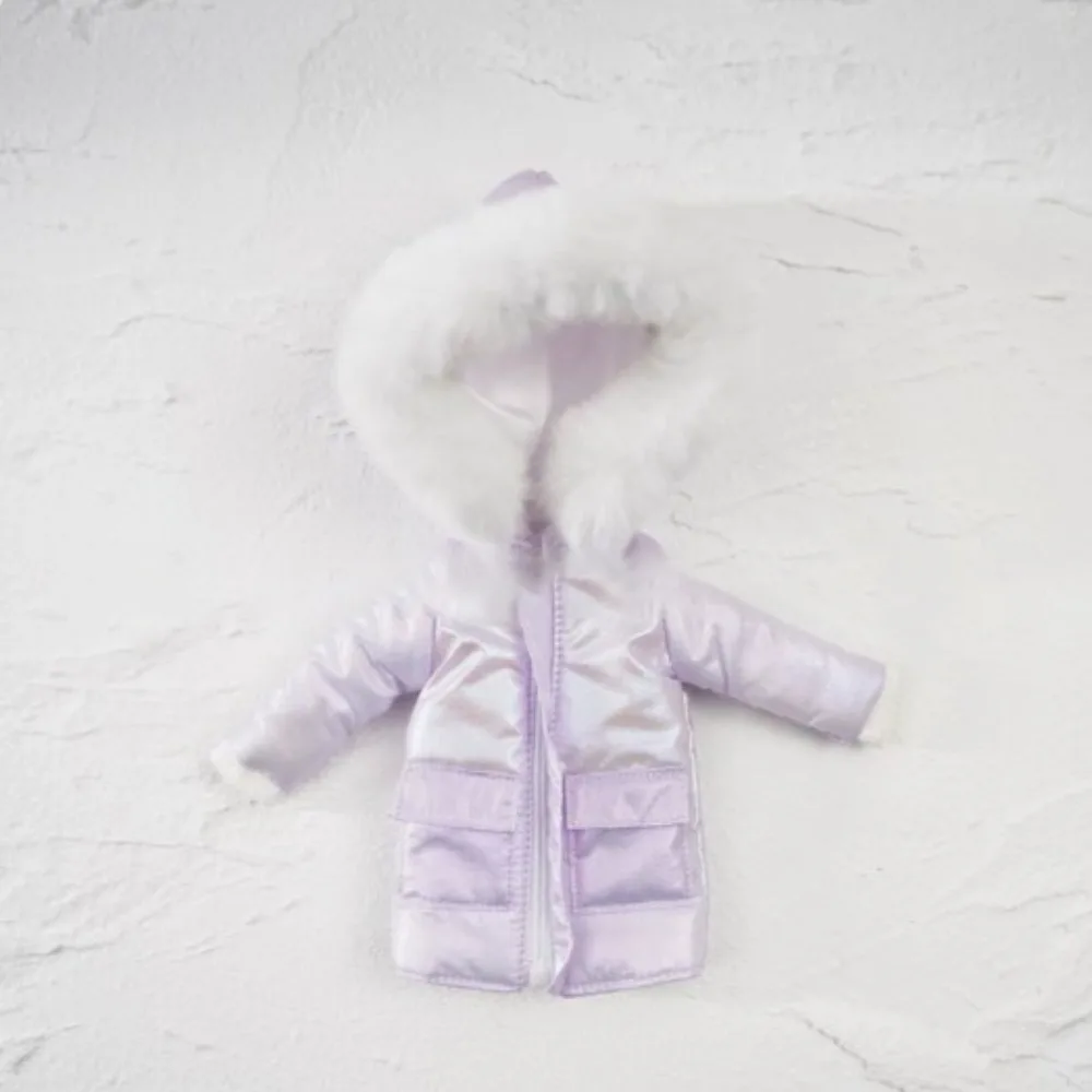 

Fashion Winter Coat Outfits Handmade Long Style Thick Down Jackets DIY Accessories for blythe Dolls For ob24 ob22 Dolls/